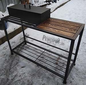 Мангал на ножках лофт Мангал на ножках лофт